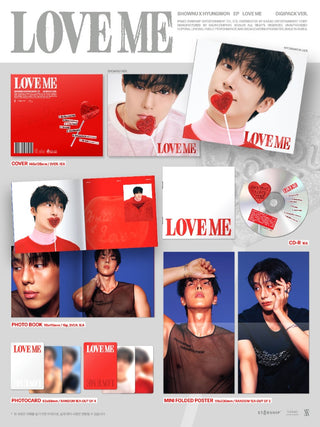 SHOWNU X HYUNGWON EP [LOVE ME] (SHOWNU VER. / HYUNGWON VER.) (DIGIPACK VER.)