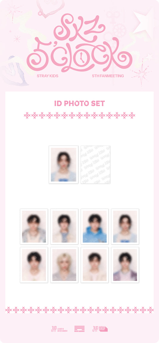 Stray Kids 5th Fanmeeting [SKZ 5'CLOCK] (ID PHOTO SET)