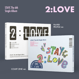[PRE-ORDER] STAYC 6th Single [2:LOVE] (COURT ZINE ver. / PLAYER PROFILE ver.)