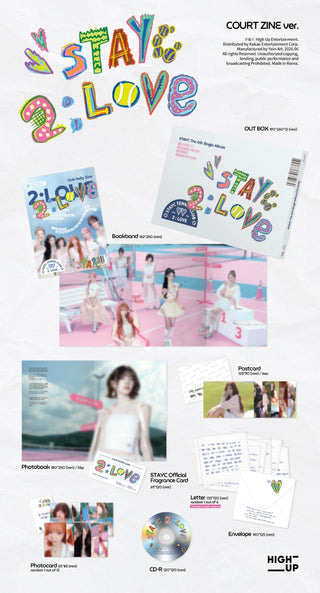 [PRE-ORDER] STAYC 6th Single [2:LOVE] (COURT ZINE ver. / PLAYER PROFILE ver.)