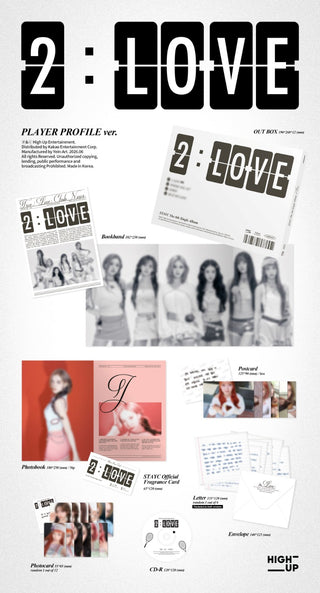 [PRE-ORDER] STAYC 6th Single [2:LOVE] (COURT ZINE ver. / PLAYER PROFILE ver.)