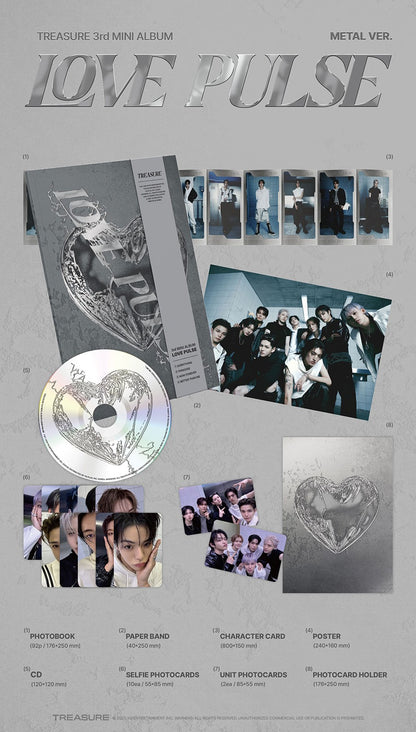 TREASURE 3rd Mini Album [LOVE PULSE] (Photobook Ver)