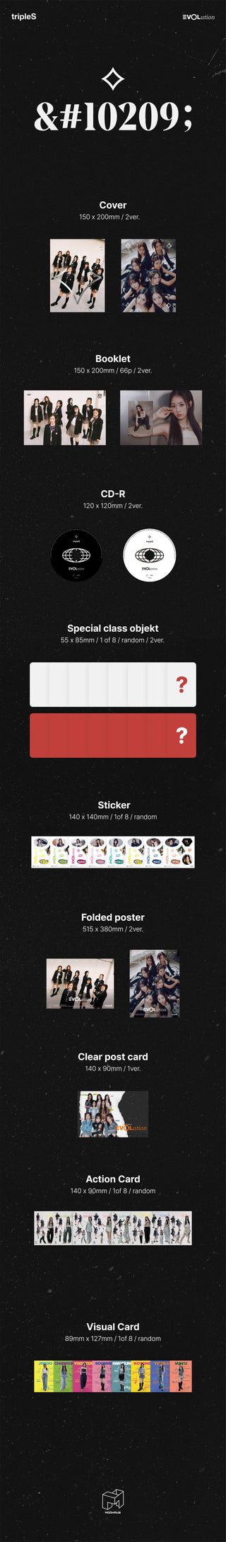 tripleS Mini Album [EVOLution ⟡(Mujuk)]