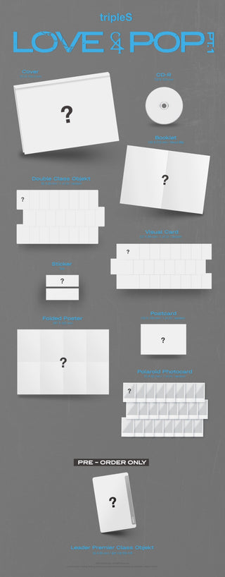 [PRE-ORDER] tripleS [<LOVE&POP> pt.1] (A VER. / B VER.)