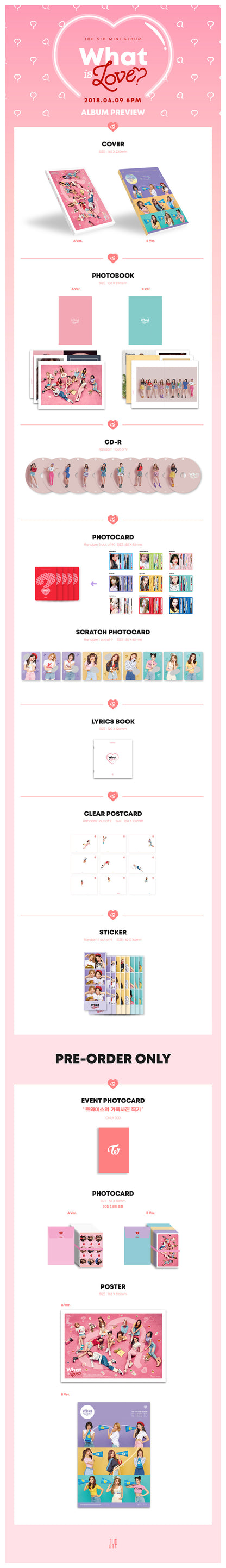 TWICE 5th Mini Album [What is love?]