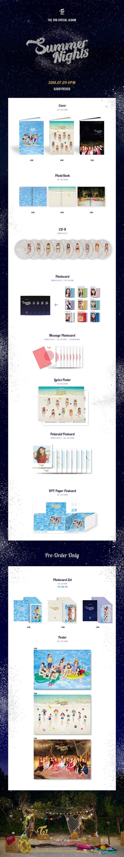 TWICE 2nd Special Album [Summer Nights]