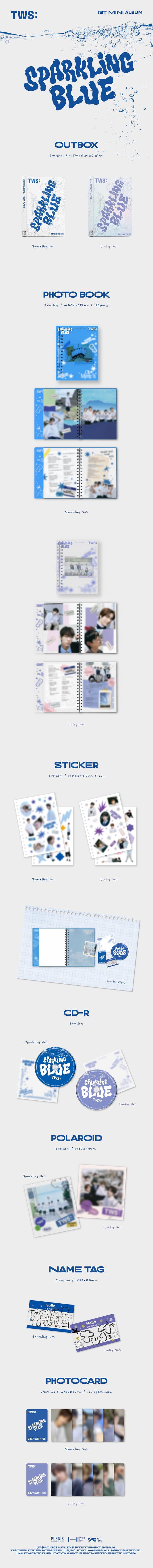 TWS 1st Mini Album [Sparkling Blue]