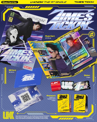U-KNOW 1st Single Album [Time's Tickin'] (Music Card Ver.)