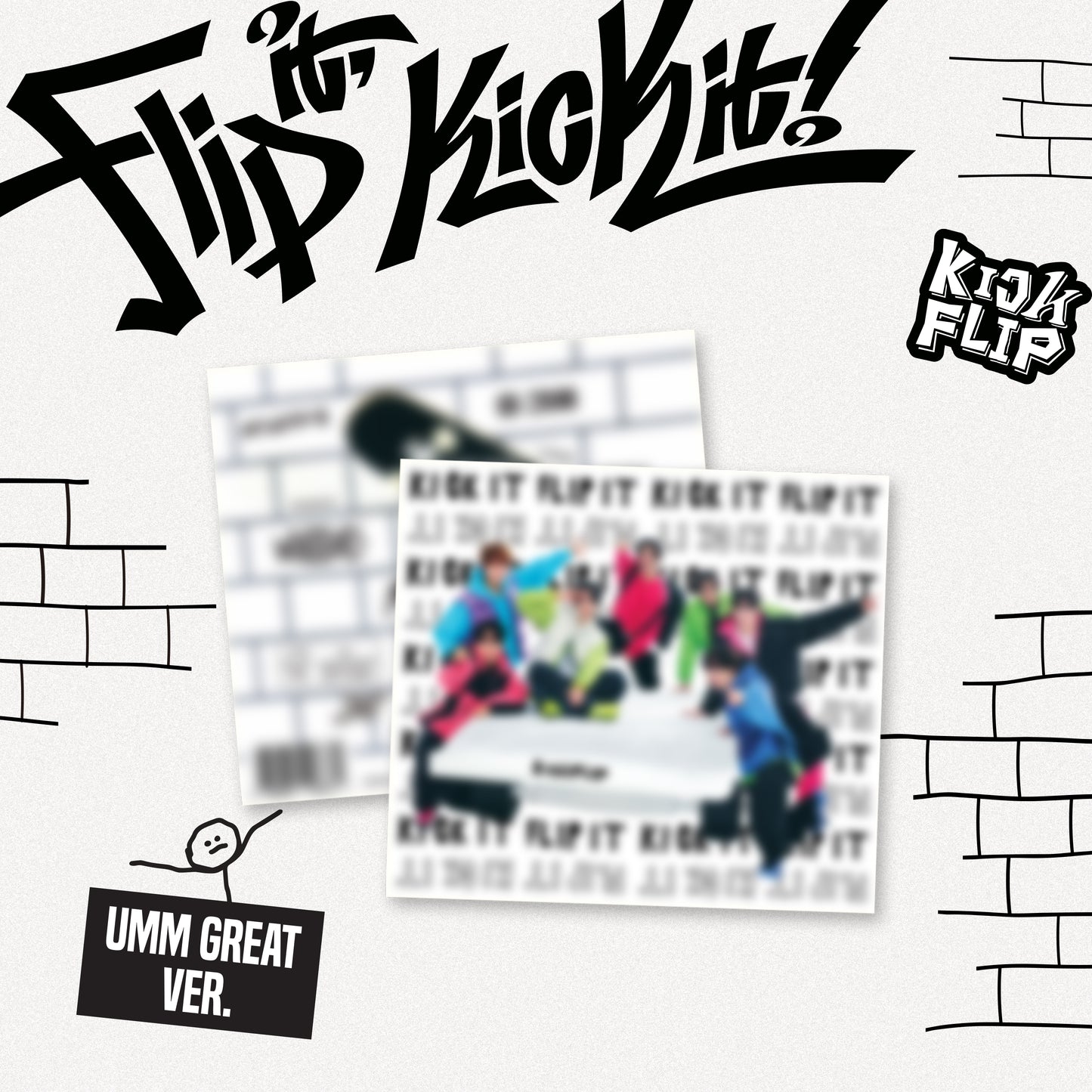 KickFlip 1st Mini Album [Flip it, Kick it!] (Umm Great Ver.)