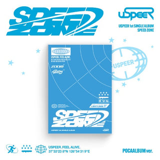 USPEER 1st Single Album [SPEED ZONE] (POCA ALBUM Ver.)