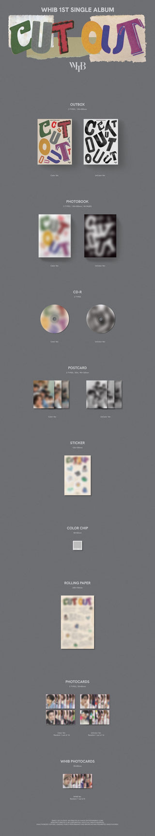 WHIB 1st Single Album [Cut-Out] (Photobook Version)