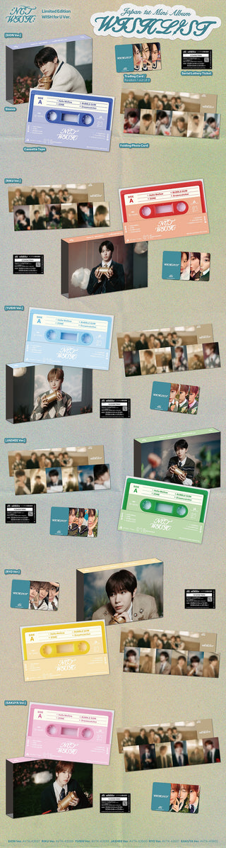 NCT WISH [JP] 1st Mini Album [WISHLIST] (Cassette Tape Member Ver.)