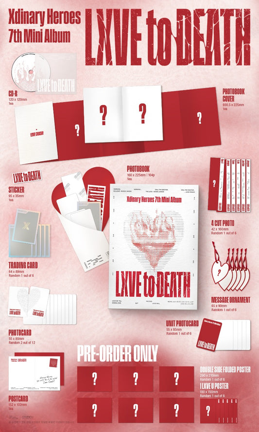 Xdinary Heroes 7th Mini Album [LXVE to DEATH] (Photobook)