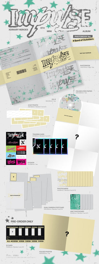 [PRE-ORDER] Xdinary Heroes 9th Mini Album [IMPULSE] (Photobook)