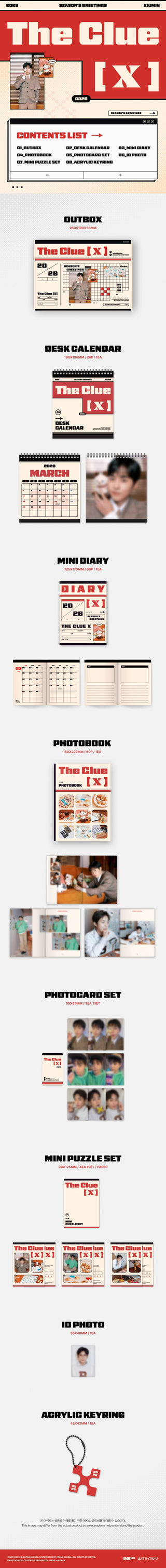 XIUMIN 2026 SEASON'S GREETINGS [The Clue [X]]