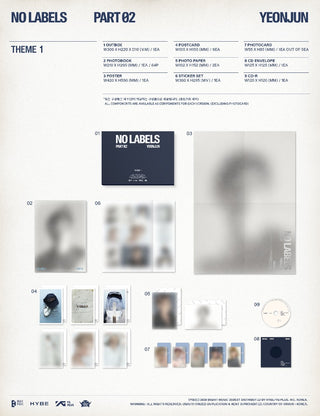 YEONJUN (TXT) 2nd Mini Album [NO LABELS: PART 02] (THEME 1 / THEME 2 / THEME 3)
