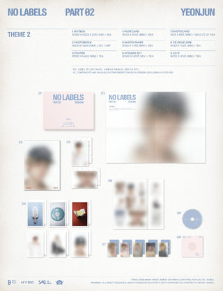 YEONJUN (TXT) 2nd Mini Album [NO LABELS: PART 02] (THEME 1 / THEME 2 / THEME 3)