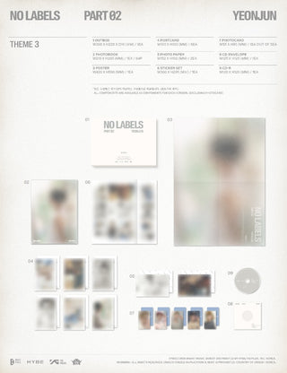 YEONJUN (TXT) 2nd Mini Album [NO LABELS: PART 02] (THEME 1 / THEME 2 / THEME 3)