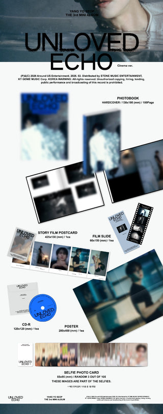 YANG YOSEOP (Highlight) 3rd Mini Album [Unloved Echo]