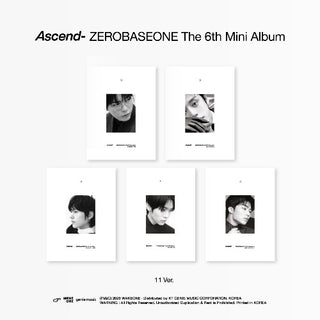 ZEROBASEONE 6th Mini Album [Ascend-] (11 Ver.)