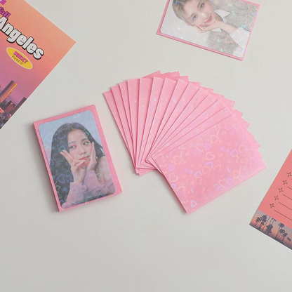 Holo Heart Photocard Outer Sleeves